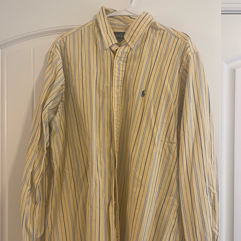 vintage polo ralph lauren button up- size xl